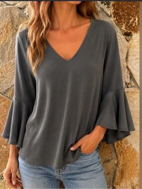 Green Envelope Los Angeles Blouse